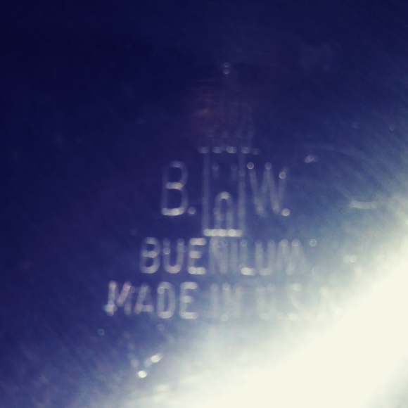 Vintage BW Buenilum Mid century 9" Dish - Picture 4 of 5